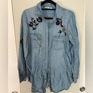 BB Dakota Embroidered Denim Shirt